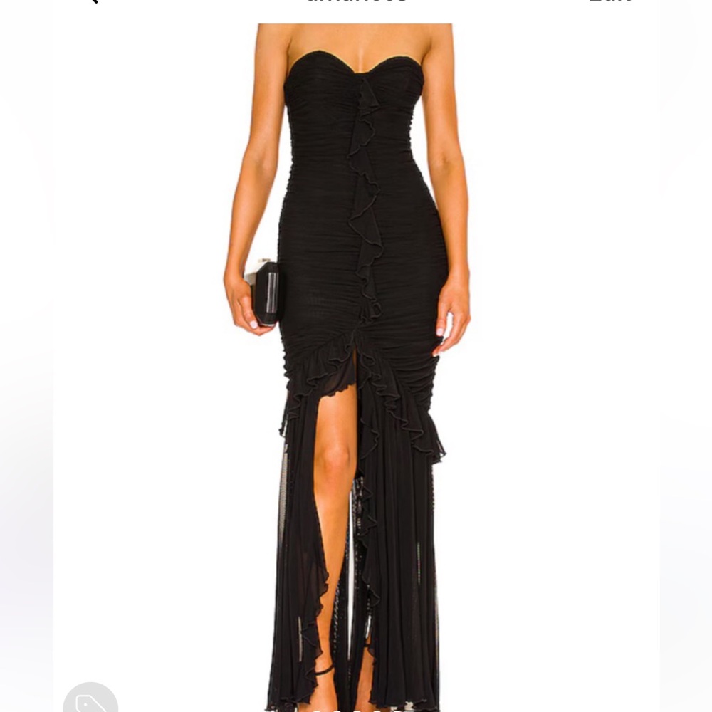 MAJORELLE Giules Gown in Black